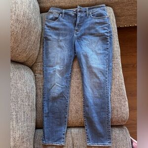 Madewell - Curvy High Rise Skinny Crop Jeans, size 30
